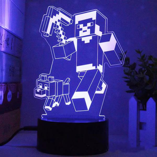 Лампа "Minecraft"
